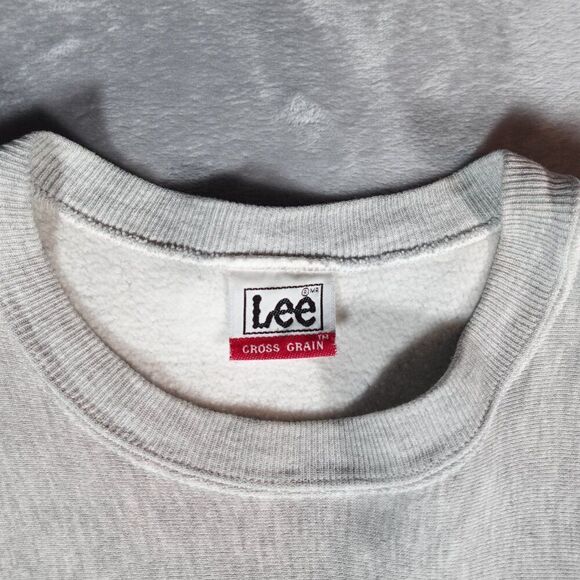 Vintage Lee Cross Grain Irish Crewneck Pullover Sweater Mens L Tall Fit READ! - Picture 3 of 11